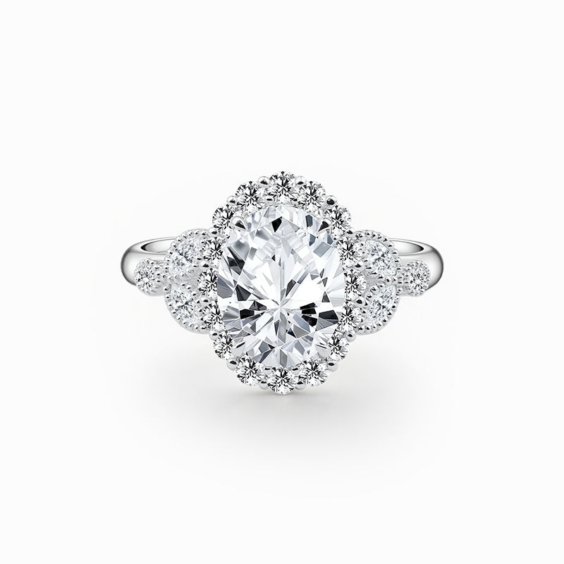 Anna Oval Diamond Engagement Ring