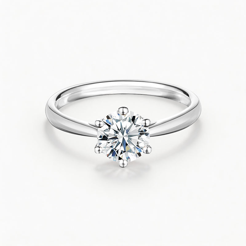 Classic Grace Round Lab-Grown Diamond Engagement Ring