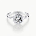 Infinite Bloom Round Lab-Grown Diamond Engagement Ring