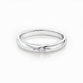 Starlit Bloom Princess Cut Men's Wedding Ring — Ready to Ship