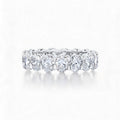 Wholehearted Oval Lab-Grown Diamond Eternity Wedding Ring