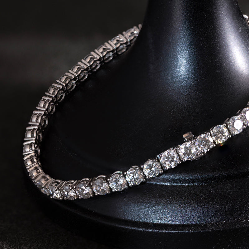 Eternal Radiance Four-Prong Lab-Grown Diamond Tennis Bracelet
