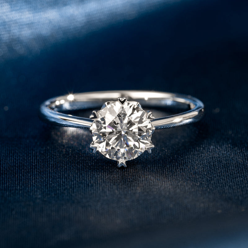Heart's Promise Round Lab-Grown Diamond Engagement Ring