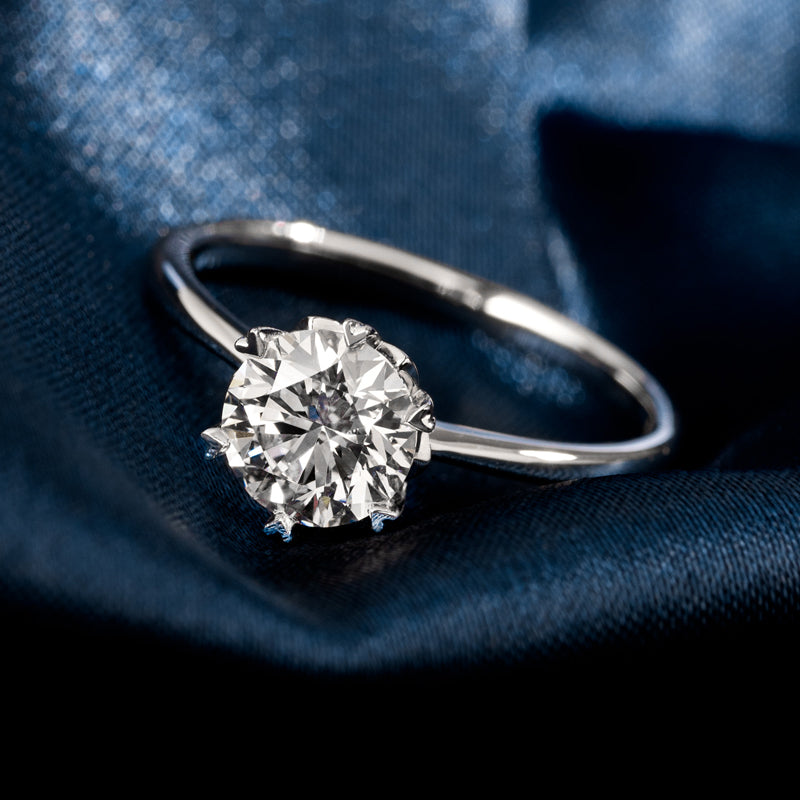Heart's Promise Round Lab-Grown Diamond Engagement Ring