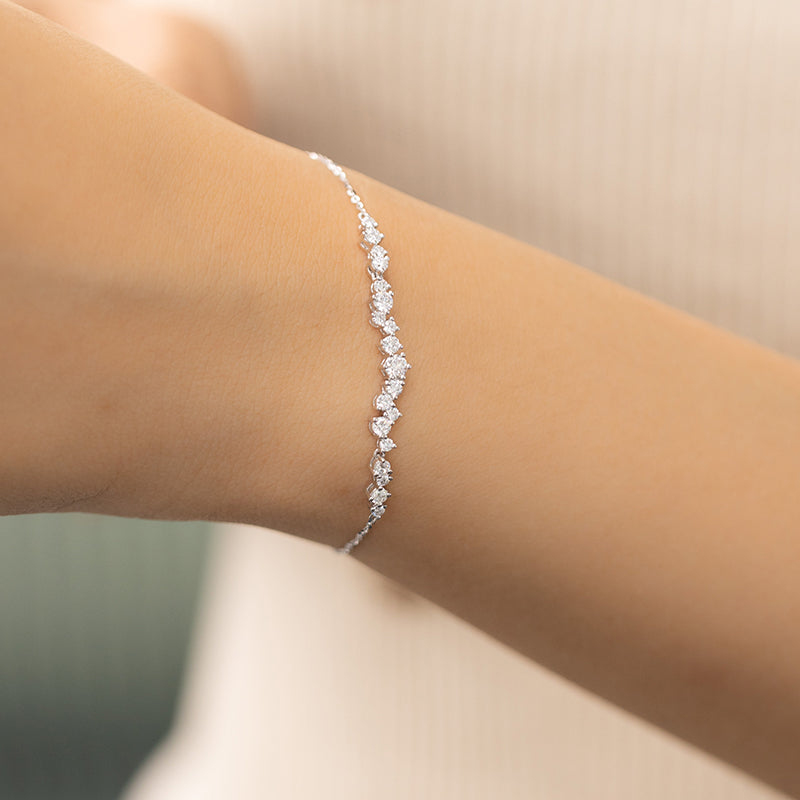 Starry Night Round Diamond Bracelet