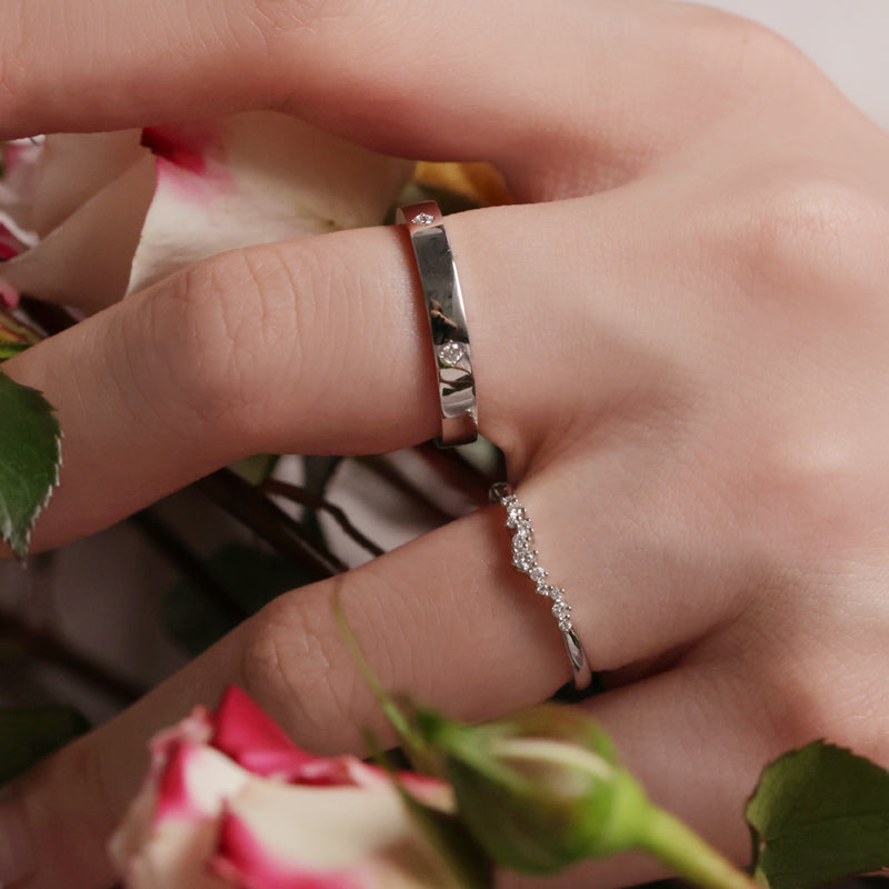 Starry Night Men's Wedding Ring — Ready to Ship