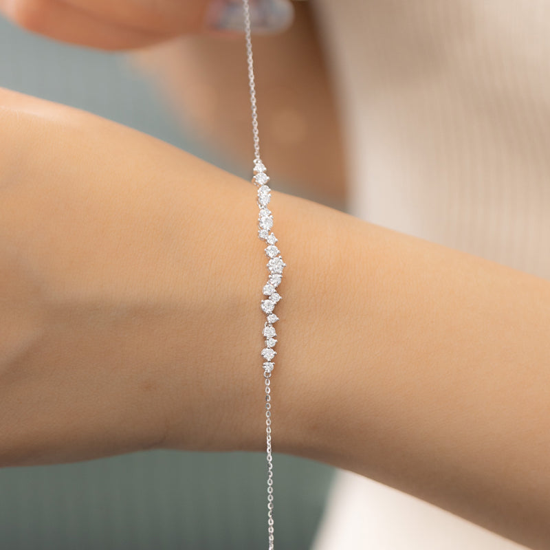 Starry Night Round Diamond Bracelet